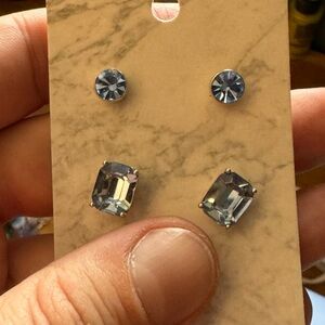 Coach stud earrings - set of 2